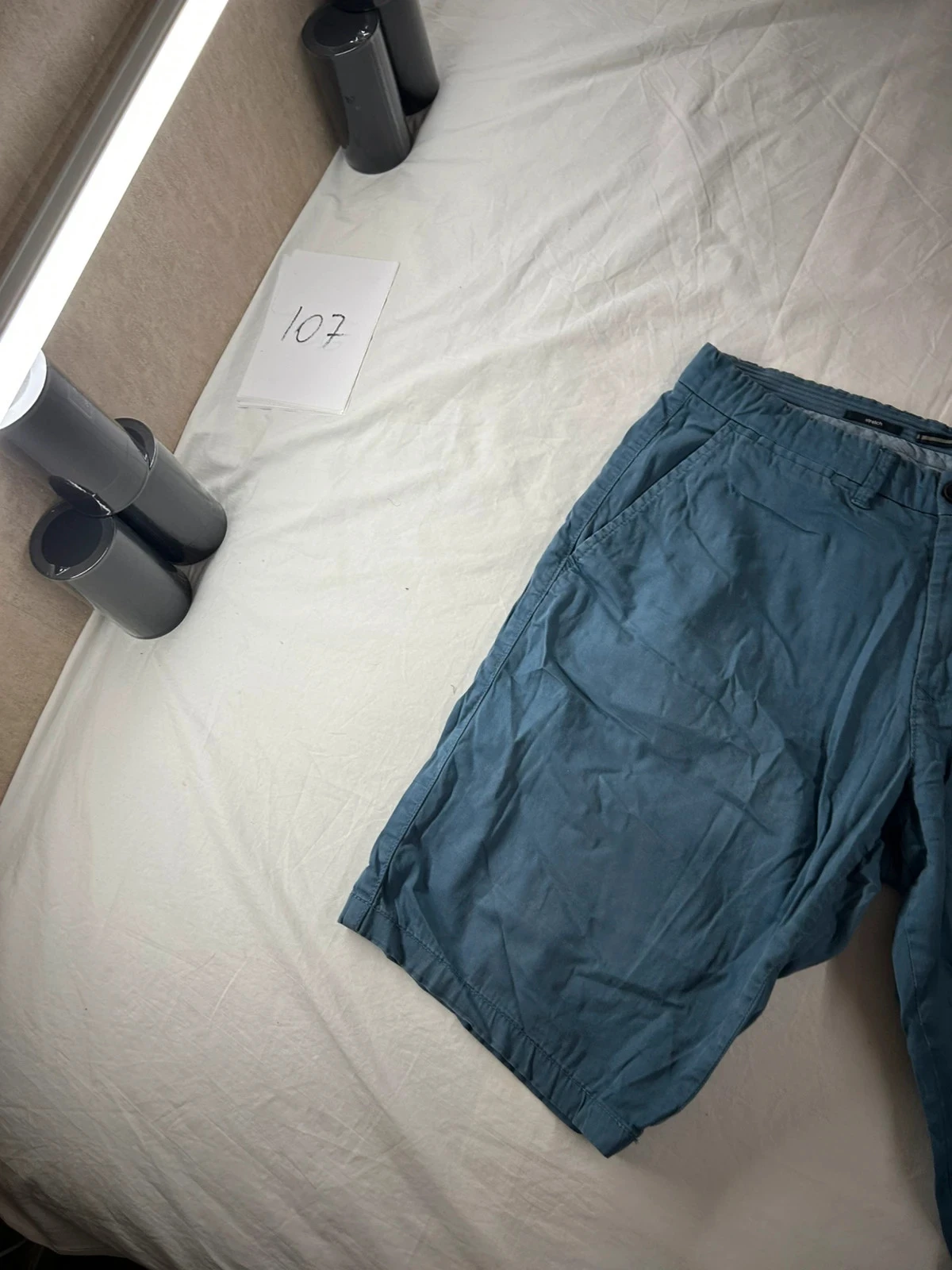 Pantalón corto Chino azul marino Celio – photo 3